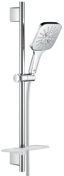 Grohe Rainshower SmartActive 130 Cube duschset, 3 stråltyper, krom